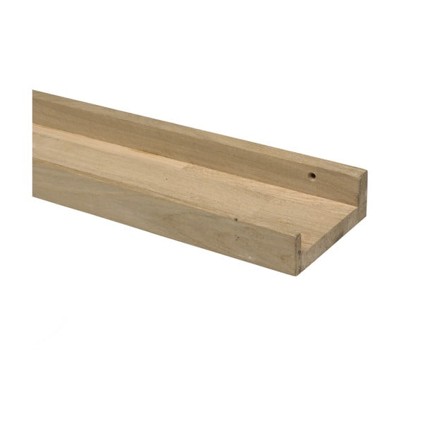 Polica za slike iz masivnega hrasta v naravni barvi 100 cm Photoframe – vtwonen-image-3