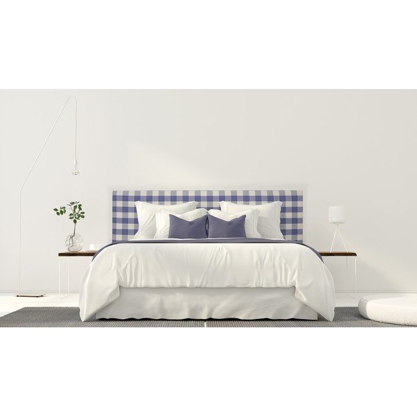 Modro oblazinjeno vzglavje 165x52 cm Billie – Really Nice Things-image-3