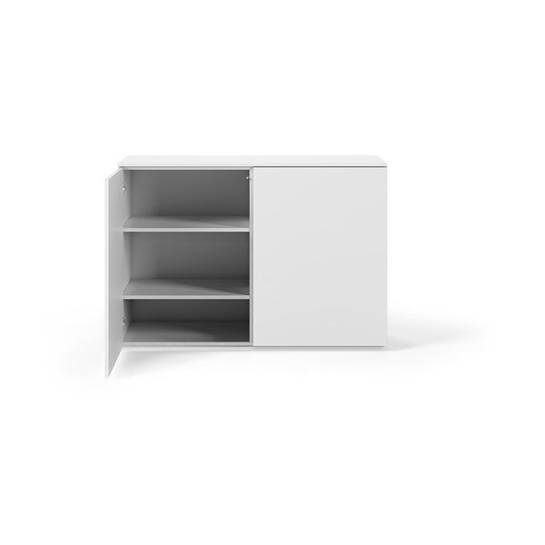 Bela komoda z vrati TemaHome Join, 120 x 84 cm-image-3