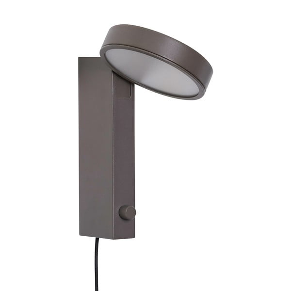 Rjava stenska svetilka Crea – Hübsch-image-3