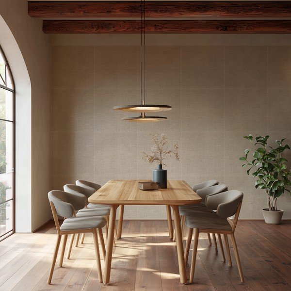 Tekstilni akustični paneli v kompletu 2 ks 60x60 cm Light Linen – Styler-image-2