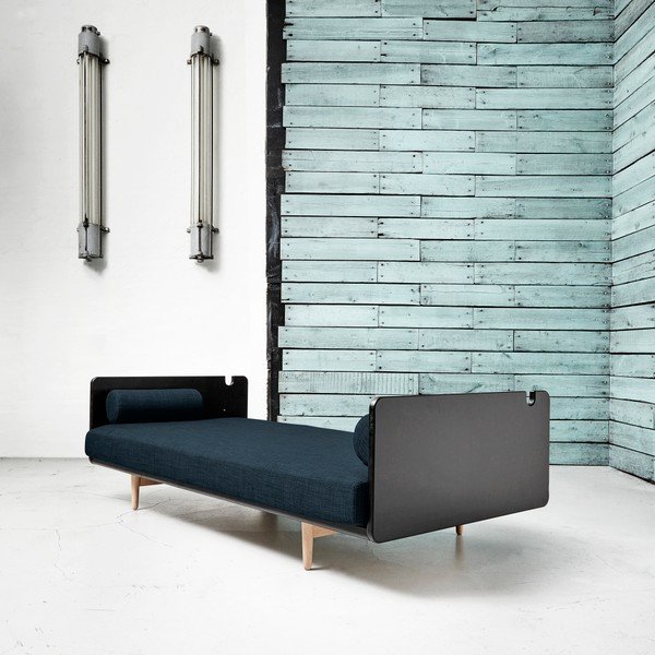 Variabilni kavč Karup Deva Black/Raw Oak/Deep Blue-image-2