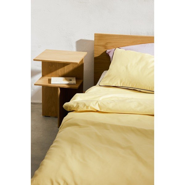 Rumena prevleka za odejo za zakonsko posteljo iz bombažnega satena 200x200 cm Oba – noo.ma-image-4