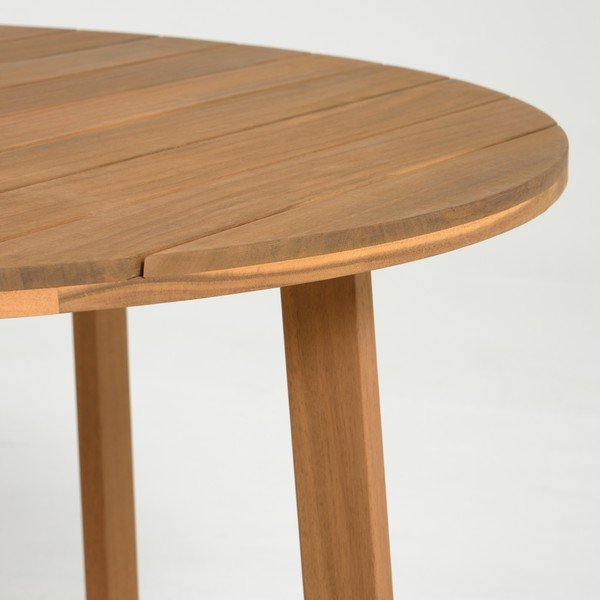 Vrtna jedilna miza iz akacijevega lesa Kave Home Dafne, ⌀ 120 cm-image-1