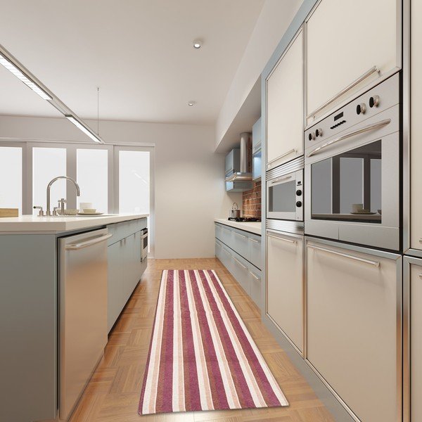 Zelo trpežna kuhinjska preproga Webtappeti Stripes Multi, 60 x 220 cm-image-1