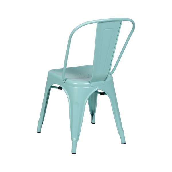 Turkizni kovinski jedilni stoli v kompletu 2 ks – Ixia-image-2