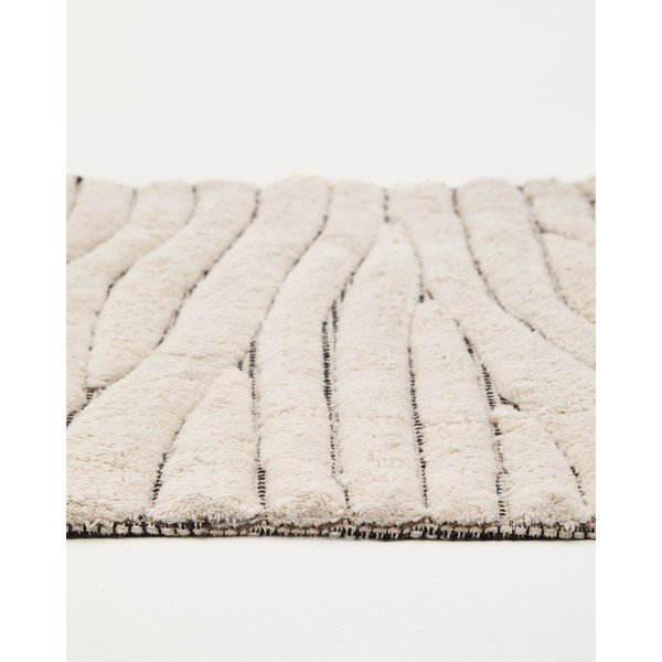 Bež kopalniška preproga 50x70 cm Crilda – Kave Home-image-3