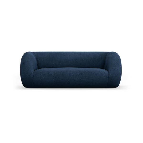 Modra sedežna garnitura iz tkanine bouclé 210 cm Essen – Cosmopolitan Design