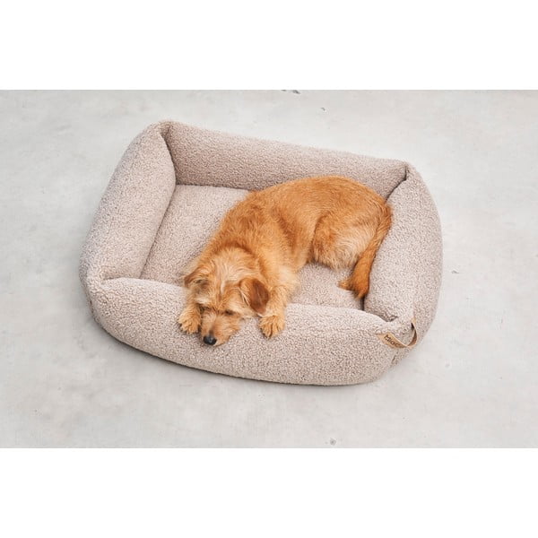 Bež bouclé podloga za pse 55x70 cm Senso Greige S – MiaCara-image-2