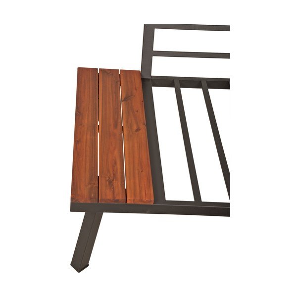 Siva vrtna garnitura iz masivne akacije za 4 osebe Theresa – Garden Pleasure-image-1