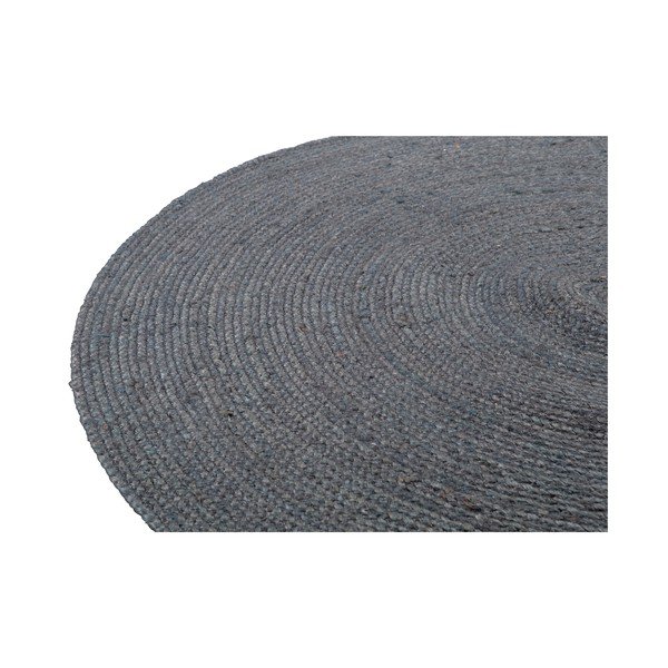 Siva okrogla preproga iz jute ø 150 cm Ross – WOOOD-image-3