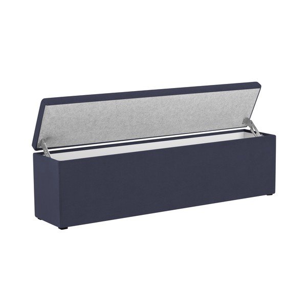 Temno modra otomanka Mazzini Sofas Ancona, 200 x 46 cm-image-3