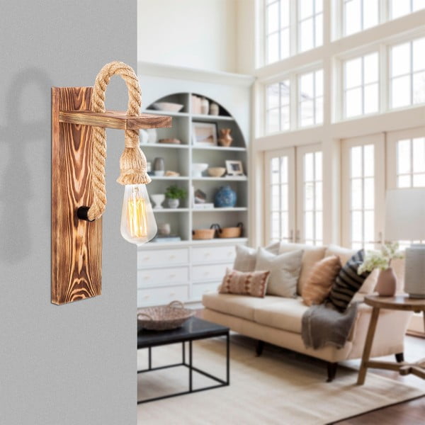 Stenska svetilka v naravni barvi Erebos – Opviq lights-image-1