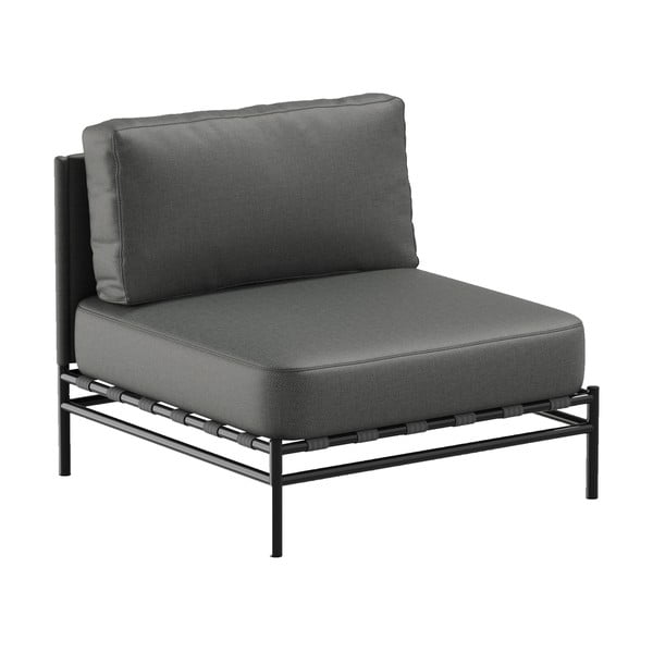 Temno siv modul vrtne sedežne garniture (sredinski modul) Dandy – Sit Sit