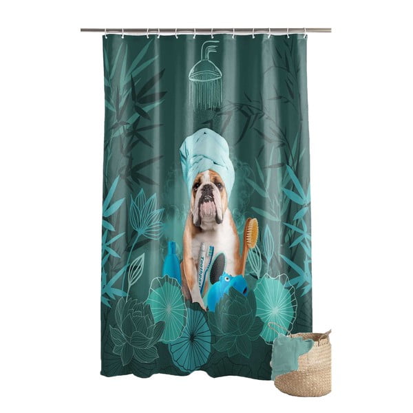 Zavesa za tuš 180x200 cm Doggy zen – douceur d'intérieur