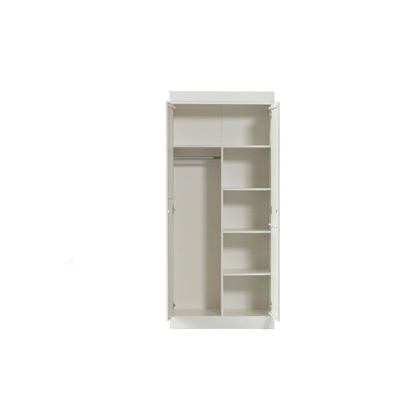 Bela garderobna omara iz masivnega bora 77x175 cm Connect – WOOOD-image-1