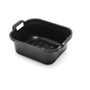 Črn lavor z dvema ročajema Addis, 39 x 32 x 14 cm