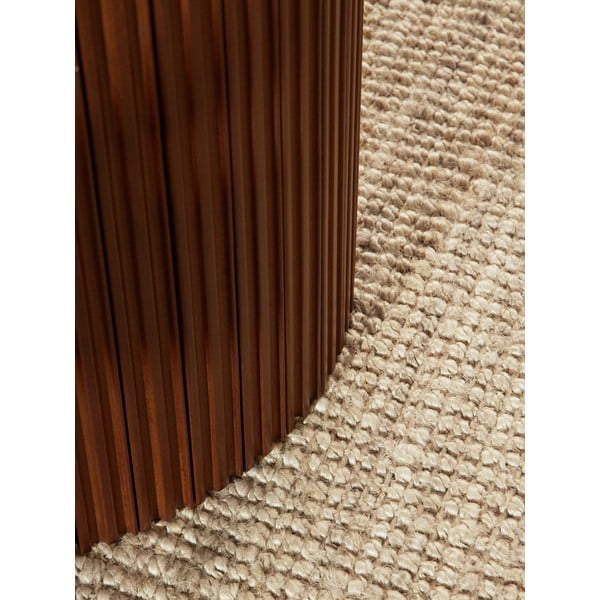 Kremno bela okrogla preproga iz jute ø 200 cm Bouclé Jaipur – Hanse Home-image-3