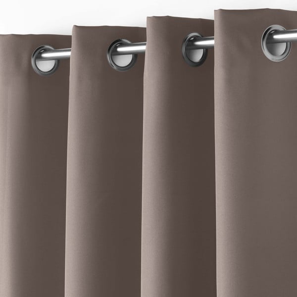 Rjava zavesa 140x180 cm Essentiel – douceur d'intérieur-image-1