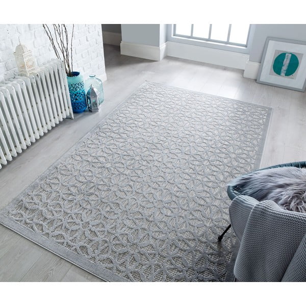 Siva zunanja preproga 230x160 cm Argento - Flair Rugs-image-2