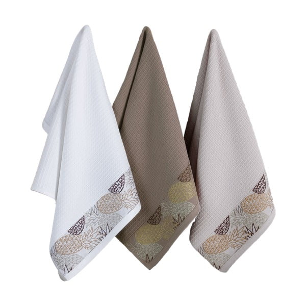 Bombažne kuhinjske krpe v kompletu 6 ks 40x60 cm Pineapple – Foutastic