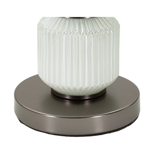 Siva namizna svetilka s tekstilnim senčilom (višina 57 cm) Bright – Mauro Ferretti-image-3