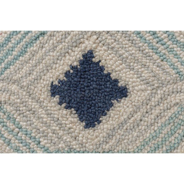 Bež-modra volnena preproga Flair Rugs Marco, 120 x 170 cm-image-1