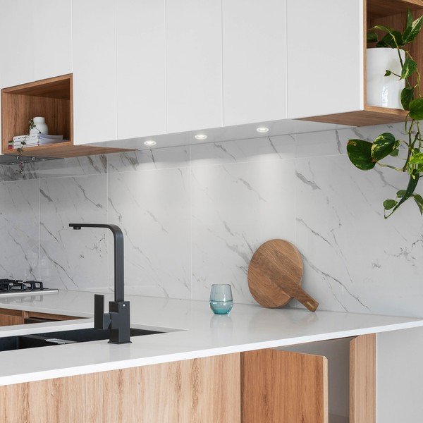 Črno/belo LED točkovno svetilo ø 4 cm – SULION-image-1