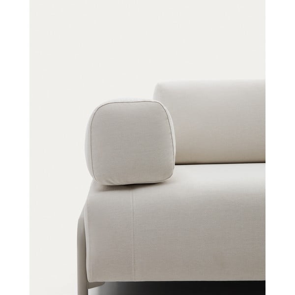 Bež naslonjalo za modularni kavč iz šenilje Compo – Kave Home-image-1