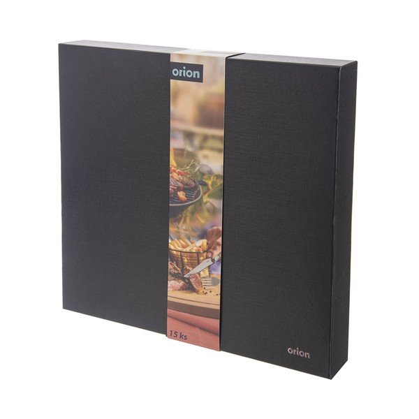 Pribor 15 ks iz nerjavečega jekla v srebrni barvi/v naravni barvi – Orion-image-4