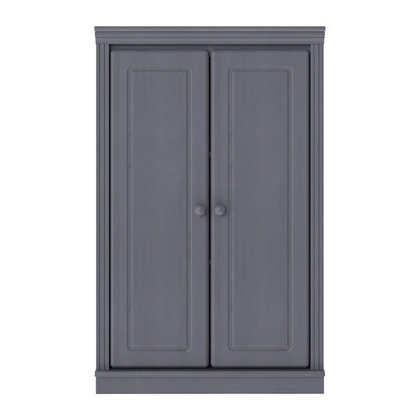 Siva omarica iz masivnega bora 74x118x35 cm Anita – Støraa