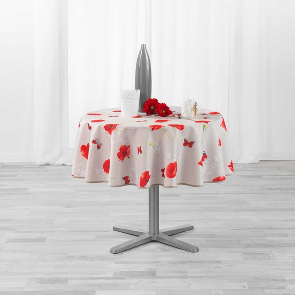 Namizni prt ø 180 cm Sweet poppy – douceur d'intérieur-image-1