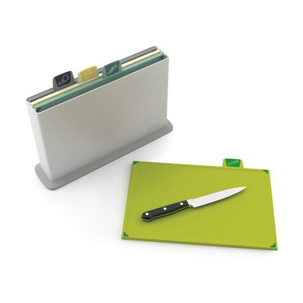 Komplet svetlo sivega stojala s 4 deskami Joseph Joseph Joseph Index Opal, dolžina 30 cm-image-3