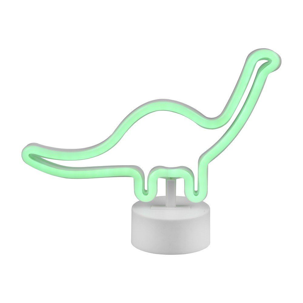 Bela namizna svetilka LED (višina 20 cm) Bronto