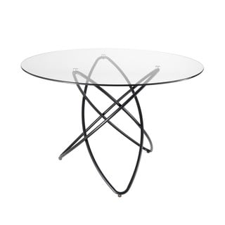 Jedilna miza iz kaljenega stekla Tomasucci Hula Hoop, ⌀ 120 cm