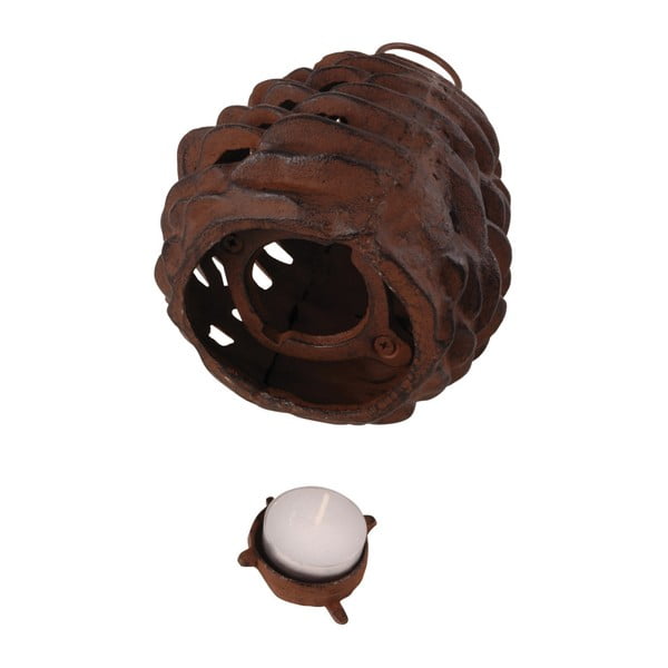 Kovinska lanterna (višina 18 cm) Pine Cone – Esschert Design-image-2