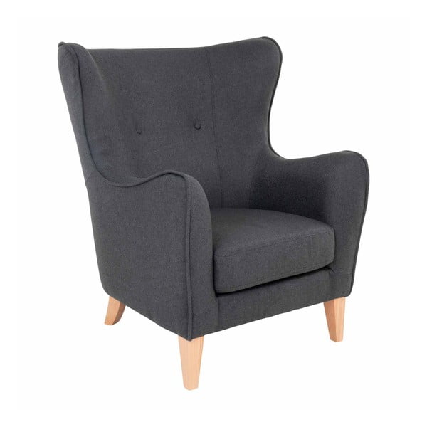 Temno siv fotelj House Nordic Campo Armchair
