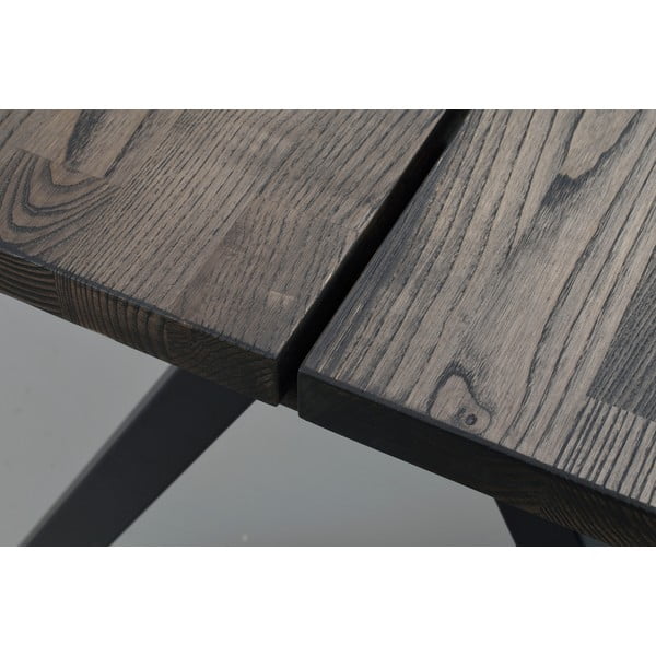 Raztegljiva jedilna miza s ploščo iz hrastovega lesa 220x100 cm Carradale - Rowico-image-4