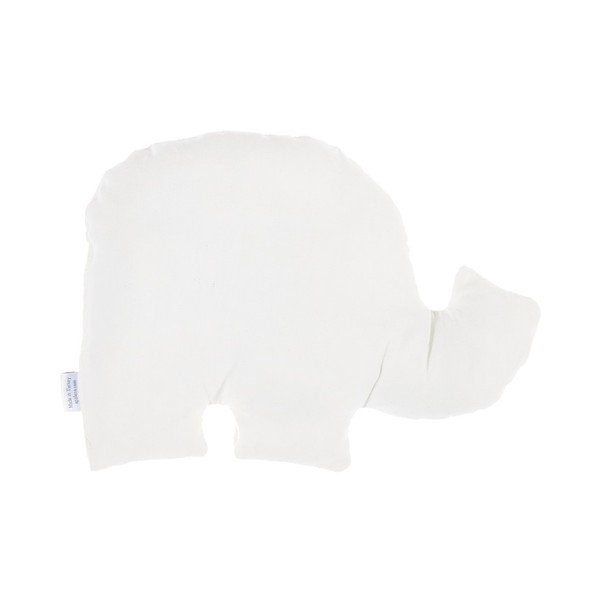 Siv otroški vzglavnik iz mešanice bombaža Mike & Co. NEW YORK Pillow Toy Elephant, 34 x 24 cm-image-1