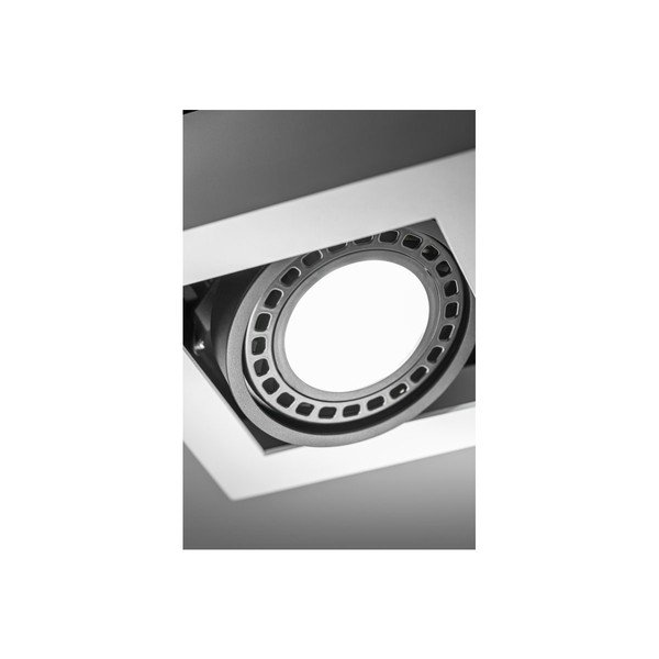 Bela stropna svetilka s kovinskim senčilom 18,5x18,5 cm Loid – GTV-image-3