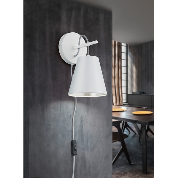 Bela stenska svetilka ø 15 cm Andreus – Trio-image-1