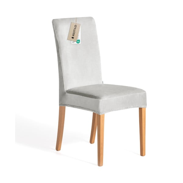 Svetlo sive raztegljive prevleke v kompletu 4 ks za stol 48 cm Sento – Restilo-image-3