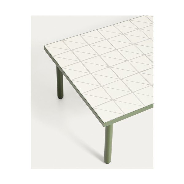 Vrtna klubska mizica s keramično ploščo 61x122 cm Maurina – Kave Home-image-4