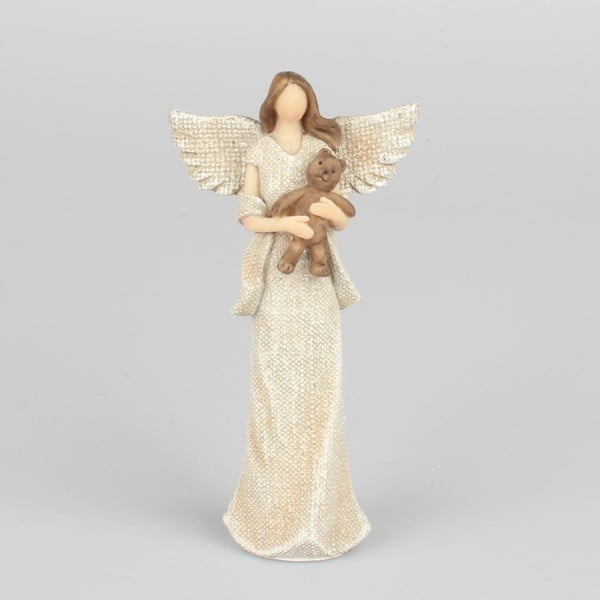 Dakls dekorativna figurica angela z bakreno svečo