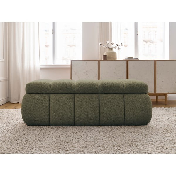 Zelena klop iz tkanine bouclé – Bobochic Paris-image-4