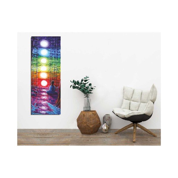 Stenska slika na platnu Lights, 30 x 80 cm-image-1