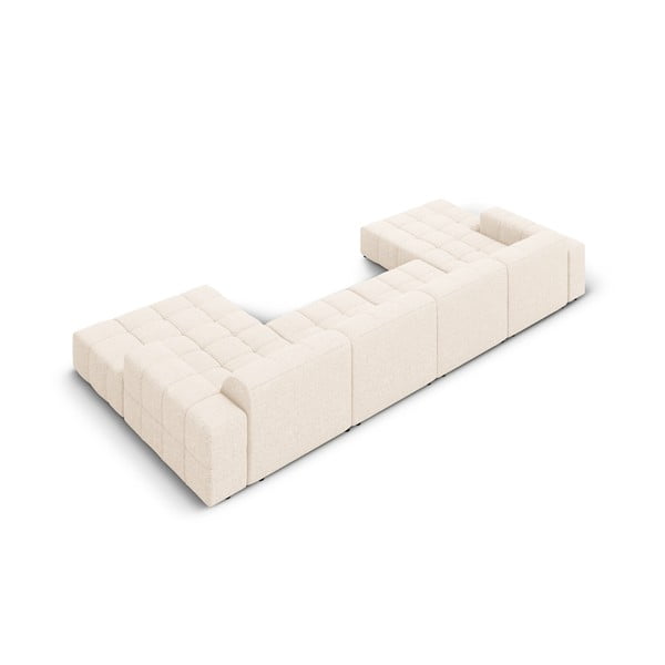 Kremno bela kotna sedežna garnitura (v obliki črke "U") Chicago – Cosmopolitan Design-image-4