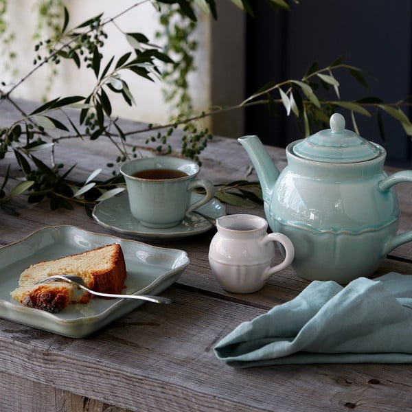 Modra/turkizna lončena skodelica 220 ml Alentejo – Costa Nova-image-2