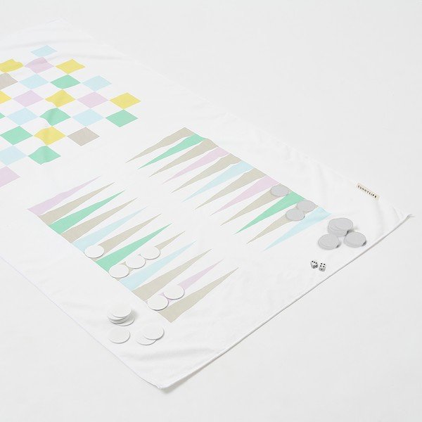 Bombažna brisača za plažo Sunnylife Summer Games, 160 x 90 cm-image-1