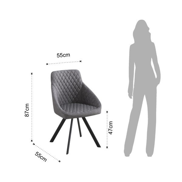 Komplet 4 sivih stolov Tomasucci Tips-image-1